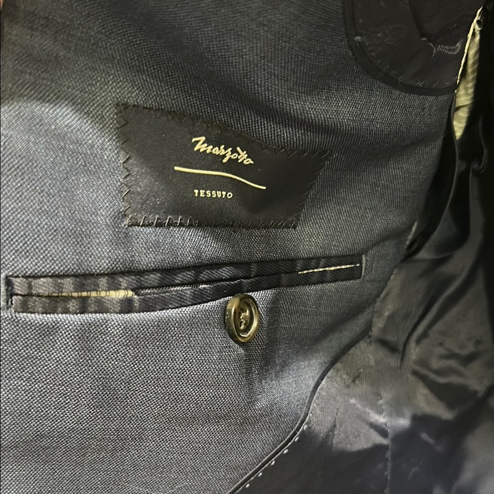 Banana Republic Blue Men's Blazer - Picture 3 of 5